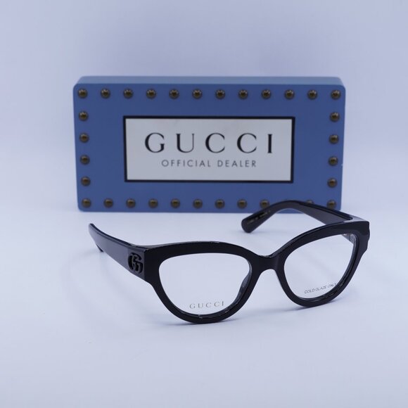 Final Price! Gucci GG1598O 001 Black Eyeglasses 51mm